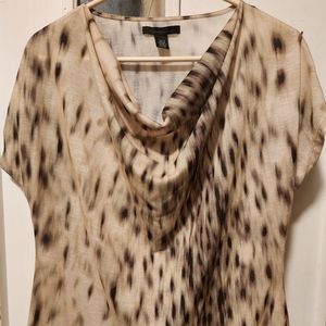 Pre-owned Kenneth Cole New York with Cowl Neck, Large, Made in Vietnam